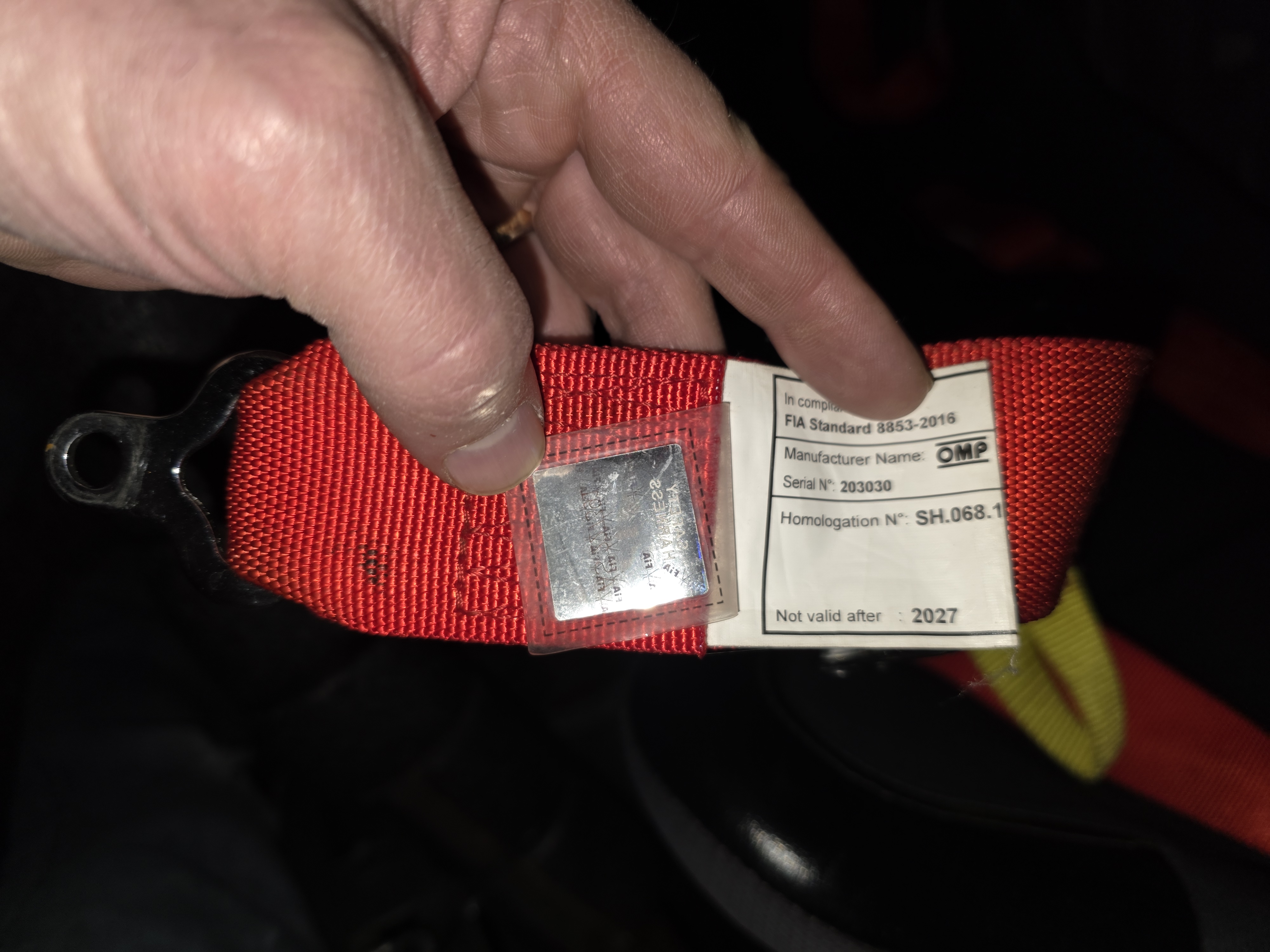 Safety - harness date