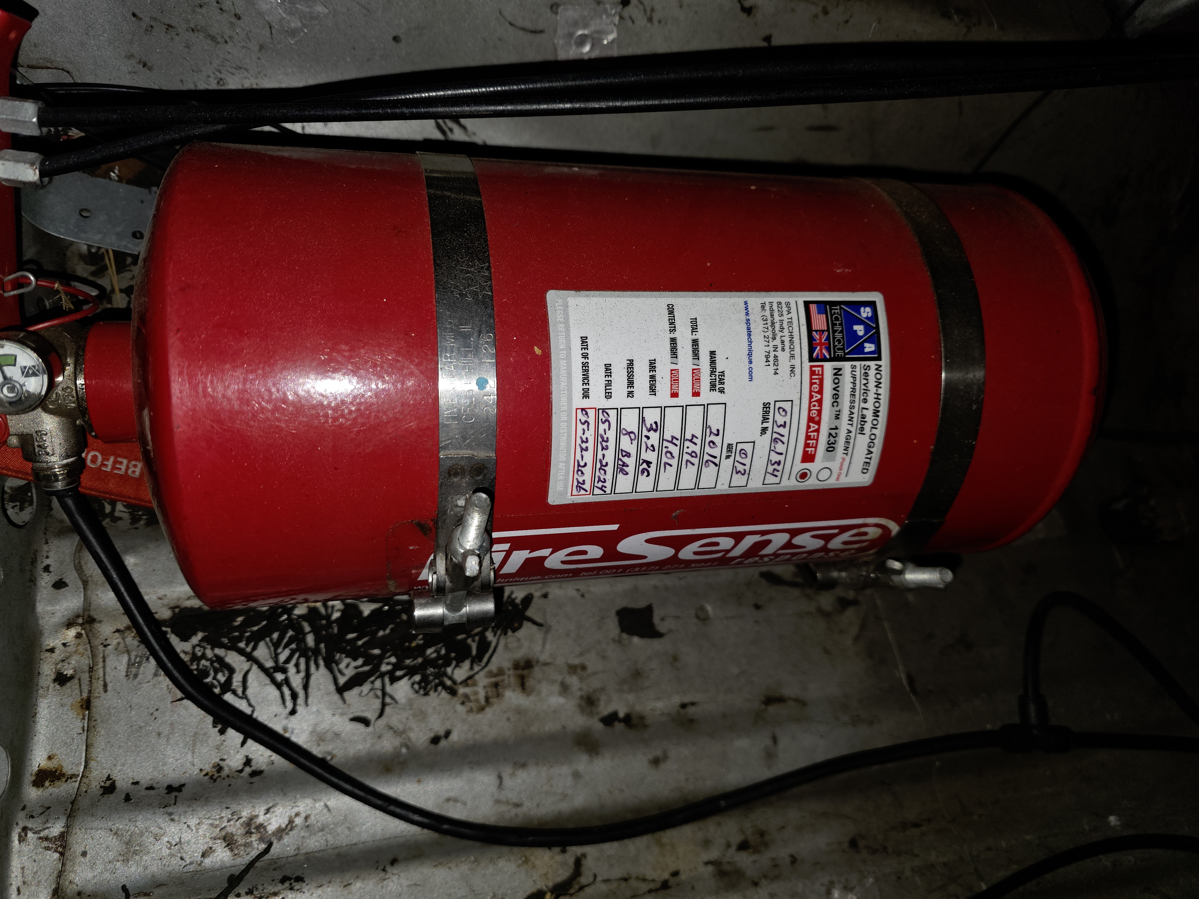Safety - fire bottle