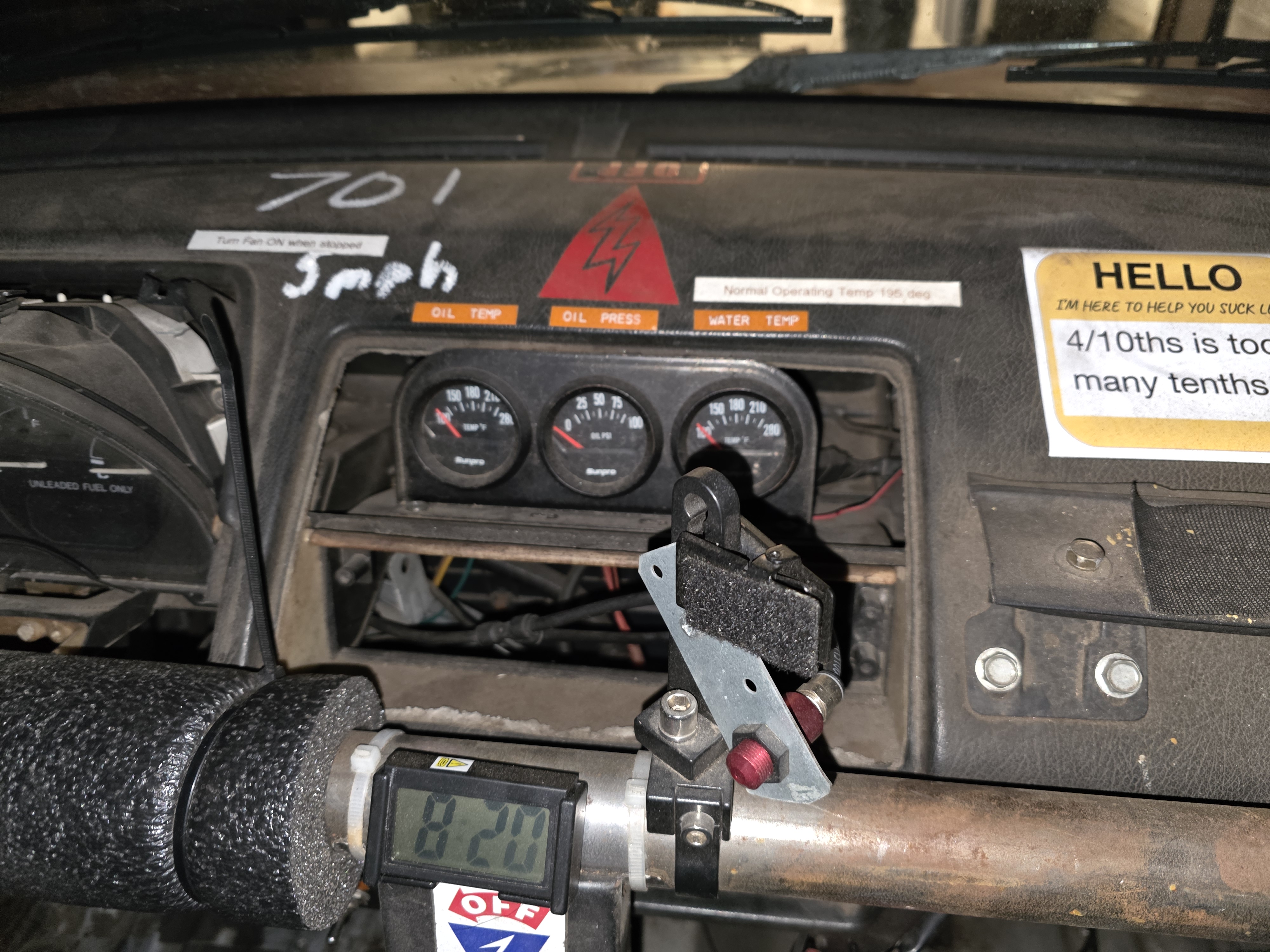Interior - gauges